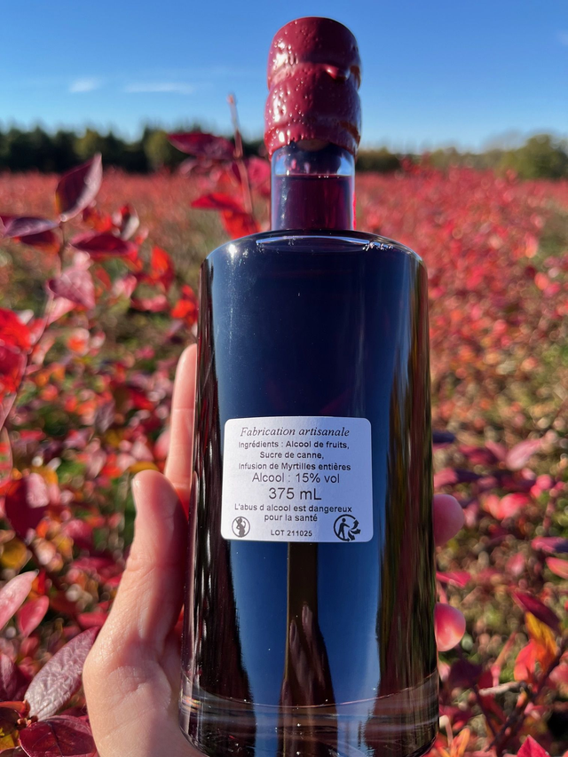 Liqueur de Myrtille - Grande bouteille