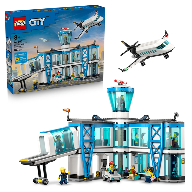 LEGO 60502 City Flughafen mit Flugzeug