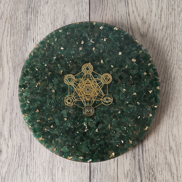 Plateau de rechargement aventurine 18 cm