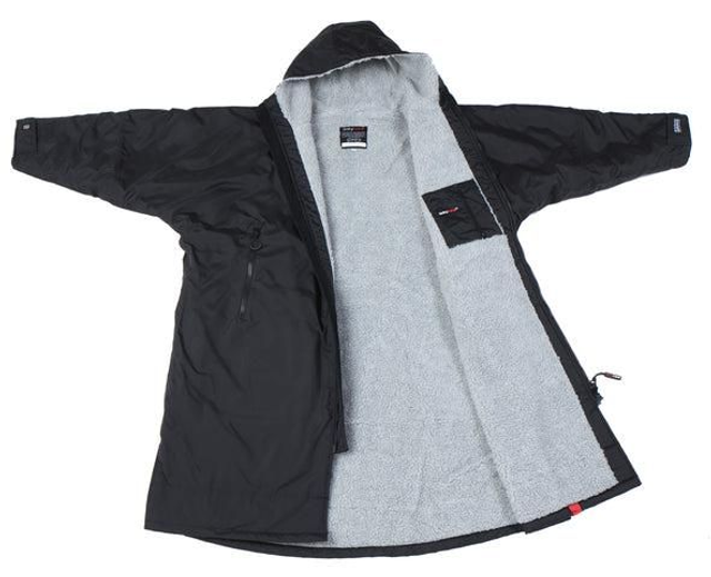 Dry Robe changing robe black grey infill size large