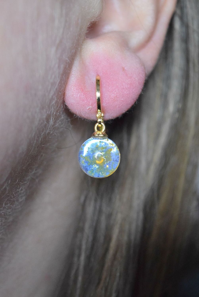 CRÉOLES VOIE LACTÉE TRANSPARENTE MONTURE OR (CVL19)