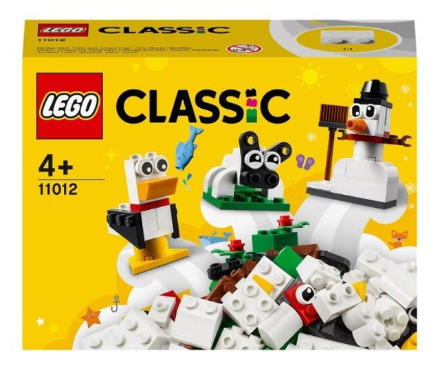 LEGO 11012 Classic Kreativ-Bauset mit weissen Steinen