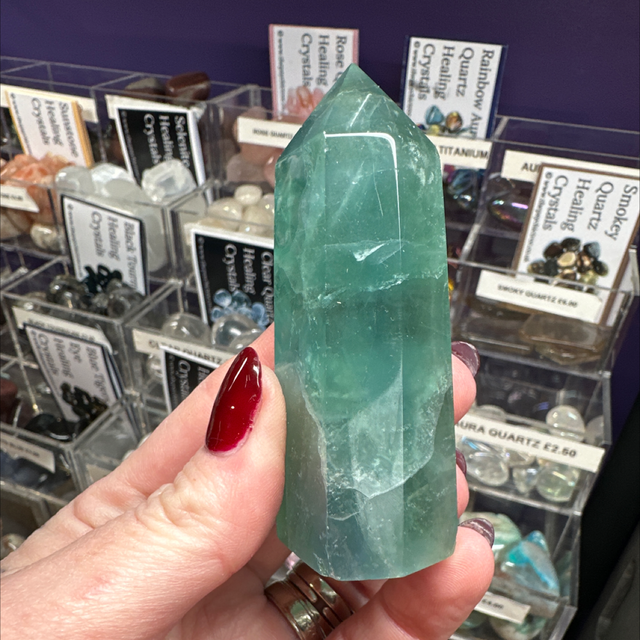 Blue Fluorite Tower 