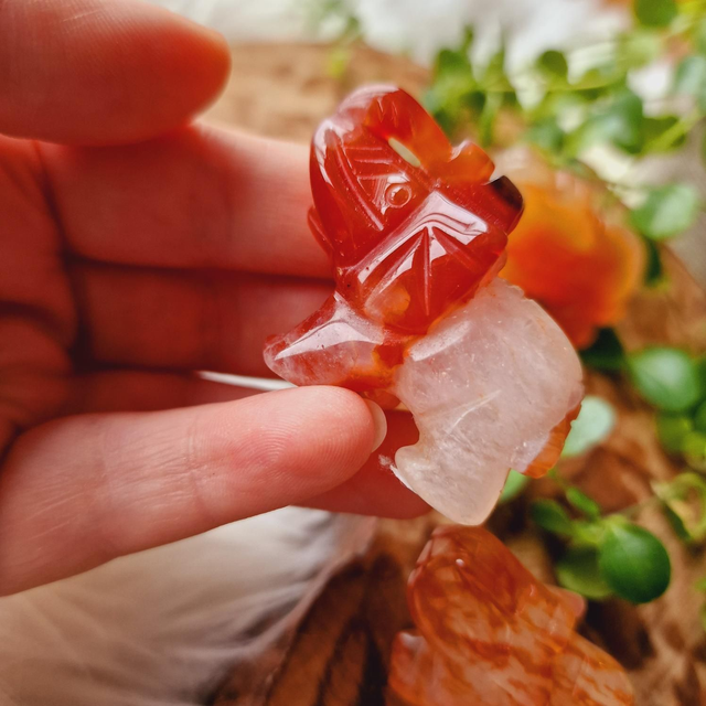 Carnelian Small Elephants