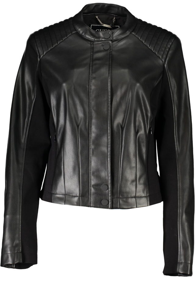 GUESS JEANS GIACCA SPORTIVA DONNA NERO