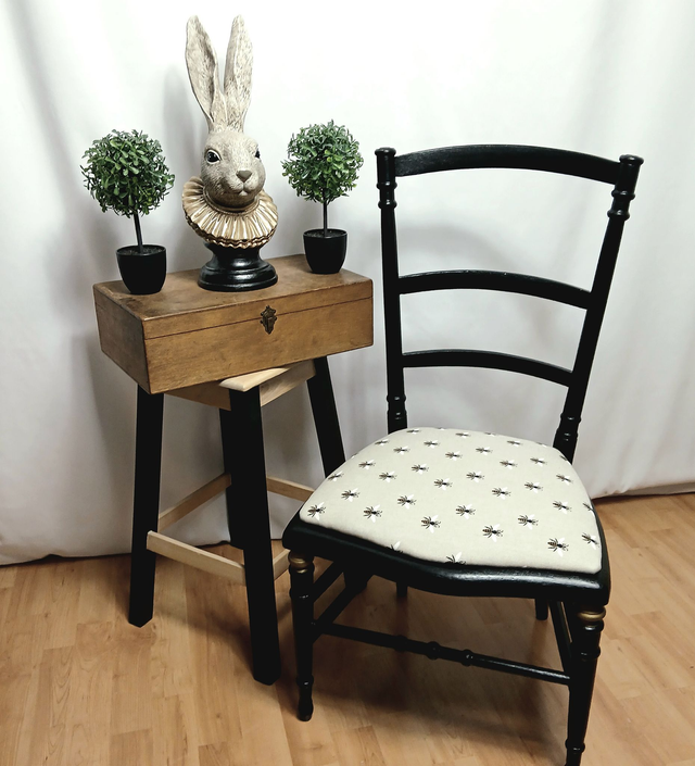 CHAISE BASSE STYLE NAPOLEON III