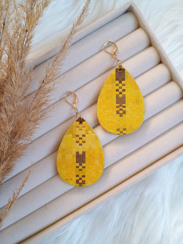 Boucles d'oreilles GOUTTE Mosaïque