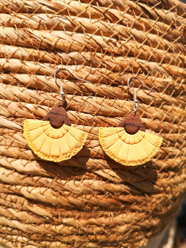 Collection Macramé Bohème - Boucles d&#039;oreilles Cheyenne