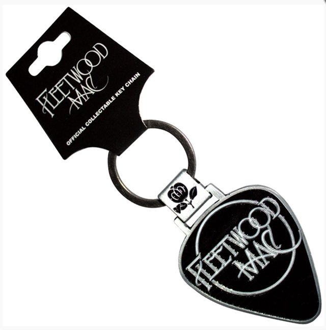 FLEETWOOD MAC KEYCHAIN: CLASSIC LOGO PLECTRUM  