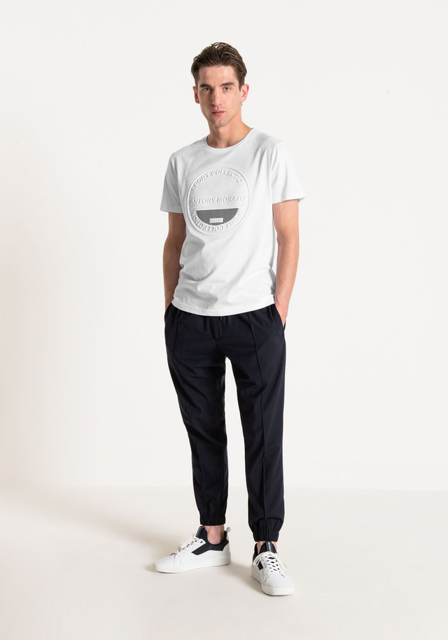 329MM00144 - Antony Morato T-shirt mezza manica lavorazione in rilievo