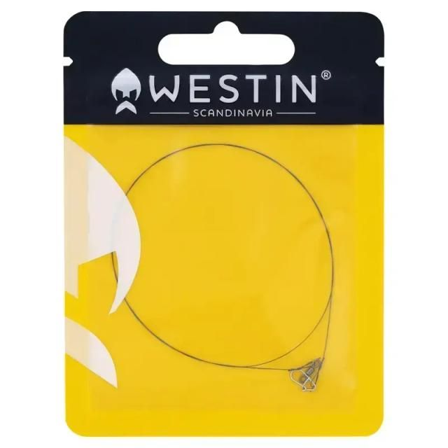 Westin Titanium Leader 25cm Black