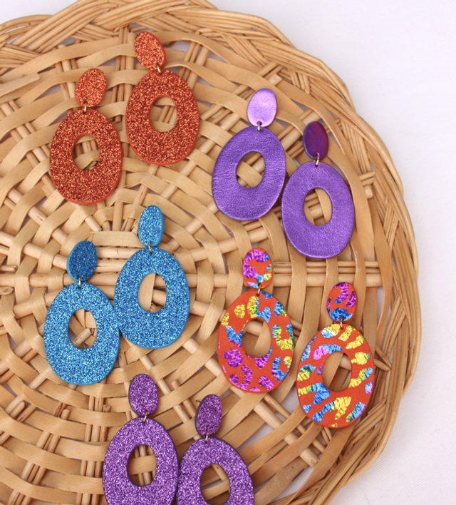 Iris • terracotta pailleté