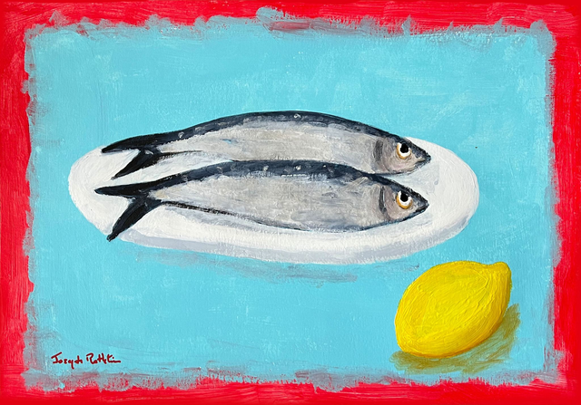 2 sardines, un citron