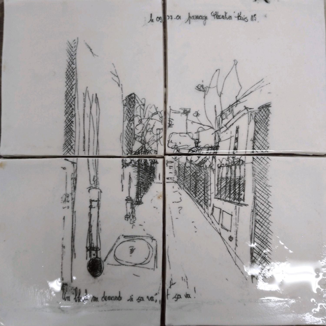 COLLECTION": Dessin - PARIS - Passage Plantin -11ème