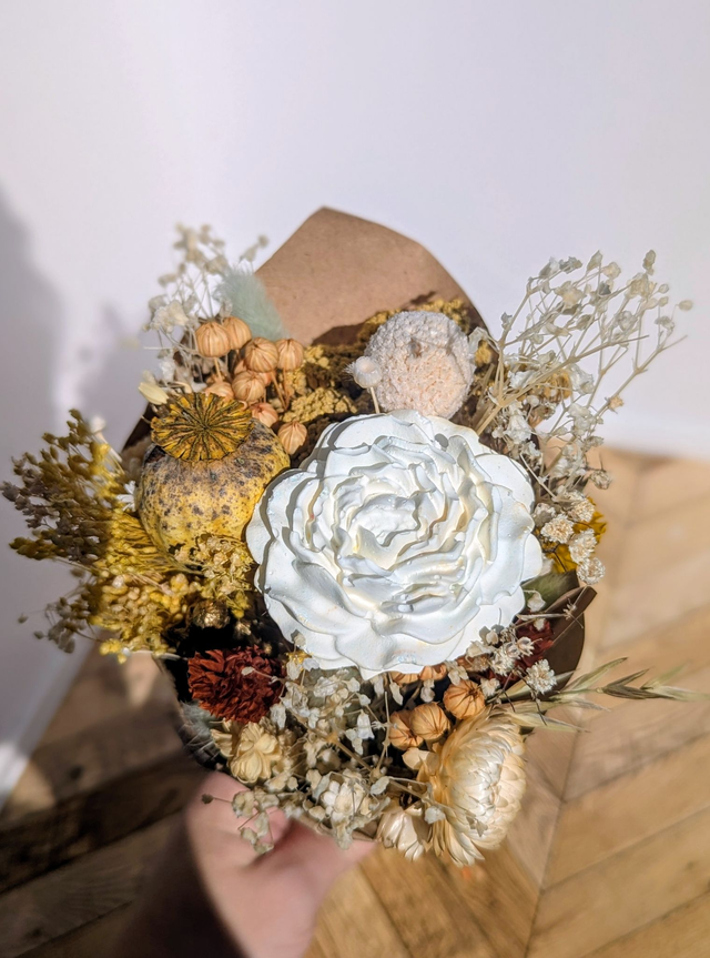 Bouquet fleurs séchées parfumé