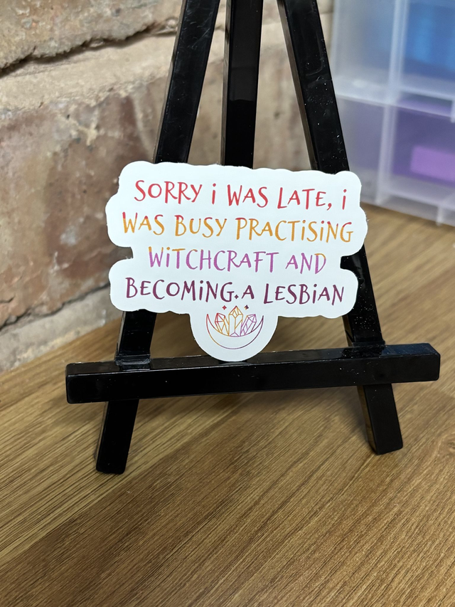 Lesbian Witchcraft Sticker