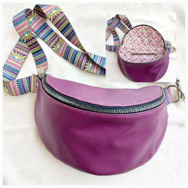 Sac banane simili fait main