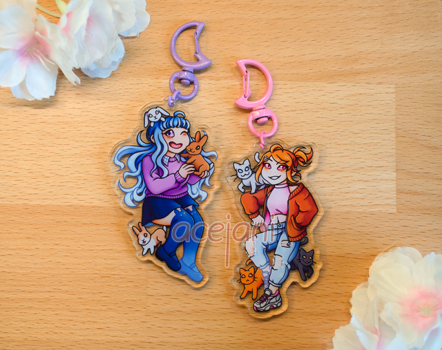 Bonny &amp; Kat (OCs) Keychains