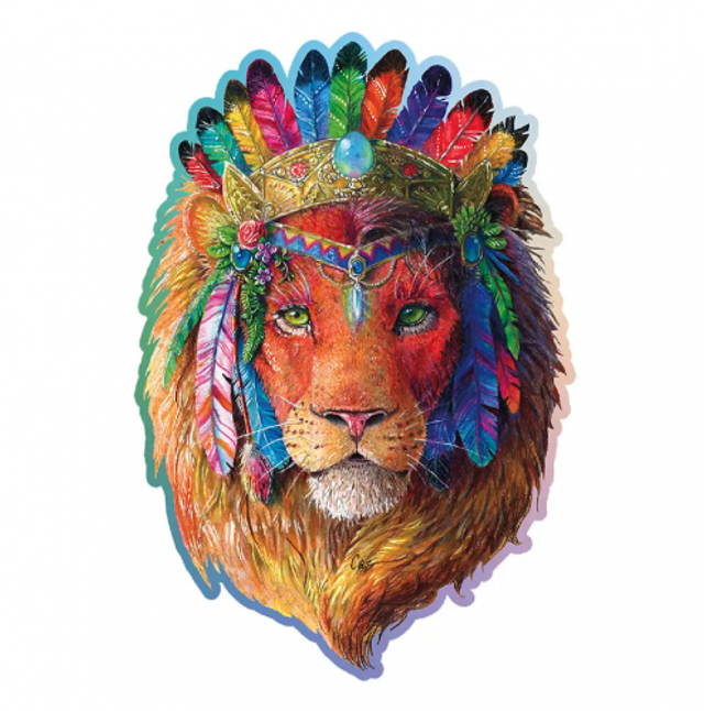 Puzzle en bois Lion mystique 250 pièces