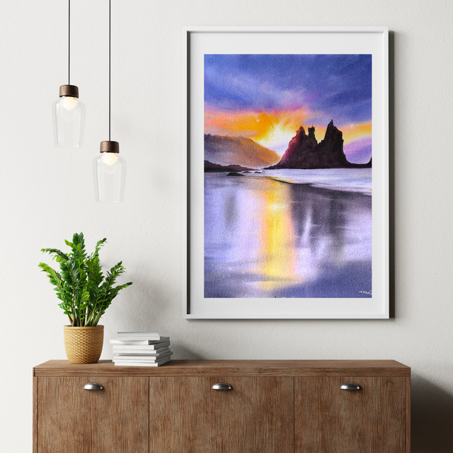 Contrastes en Benijo - 31x41 cm