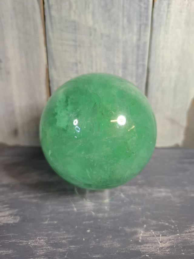 'Tiffany' Blue Fluorite Sphere