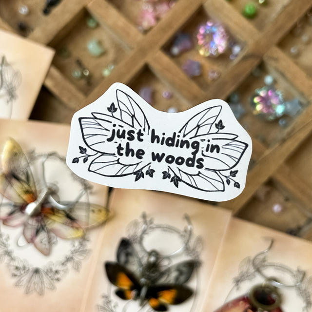 Sticker Fée Antisociale Woods