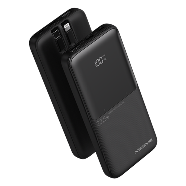  Batterie externe Câble Intégrés 10.000mAh PD+QC3.0 XSSIVE XSS-PB26