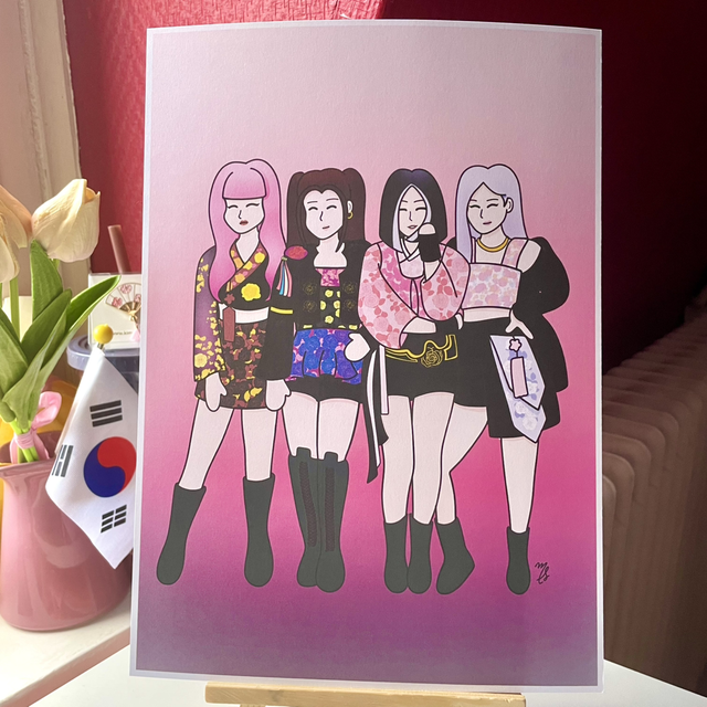Fanart Blackpink format A4 
