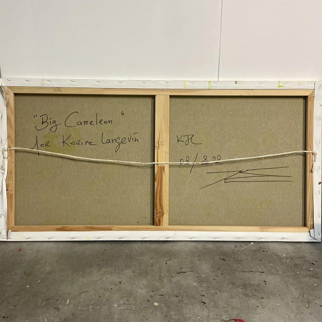 Big Cameleon - 50x100cm - 2022