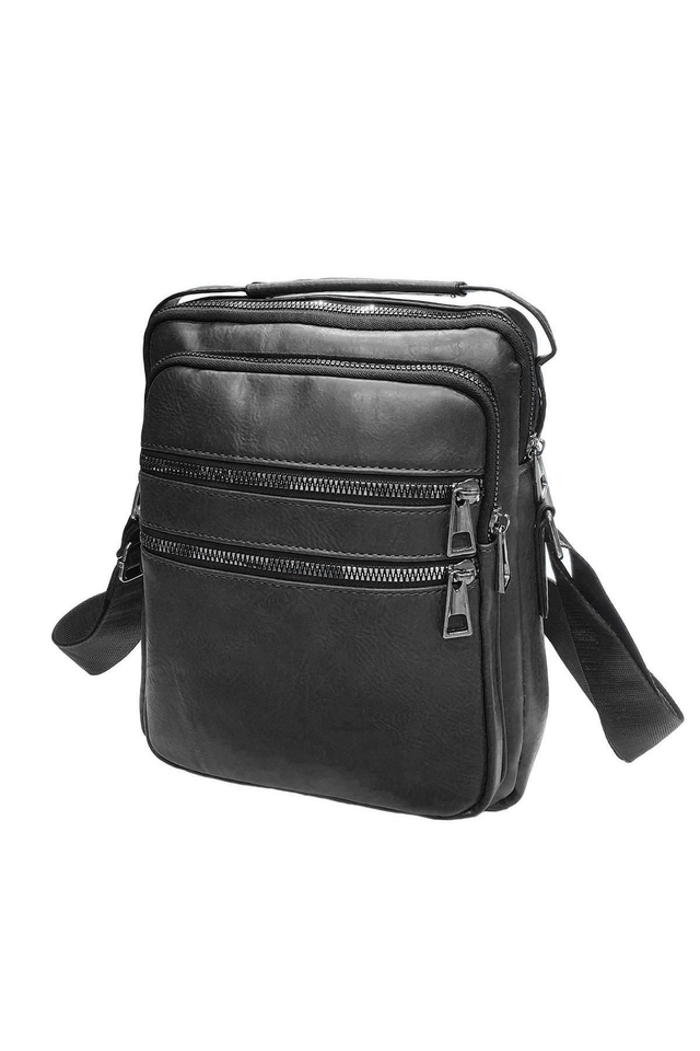 Sacoche bandoulière avec poignée noire