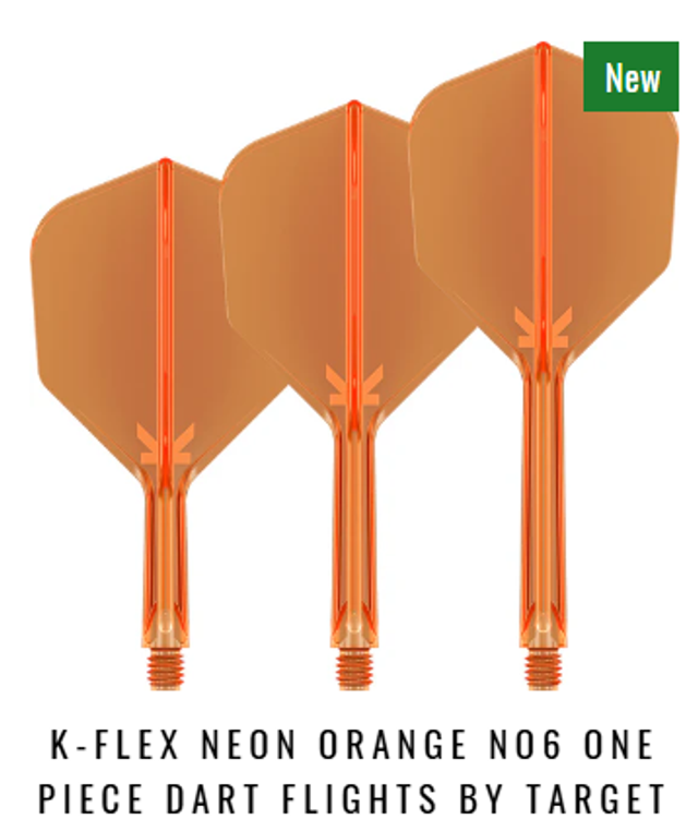 K-Flex Orange No6 One Piece Flight by Target 