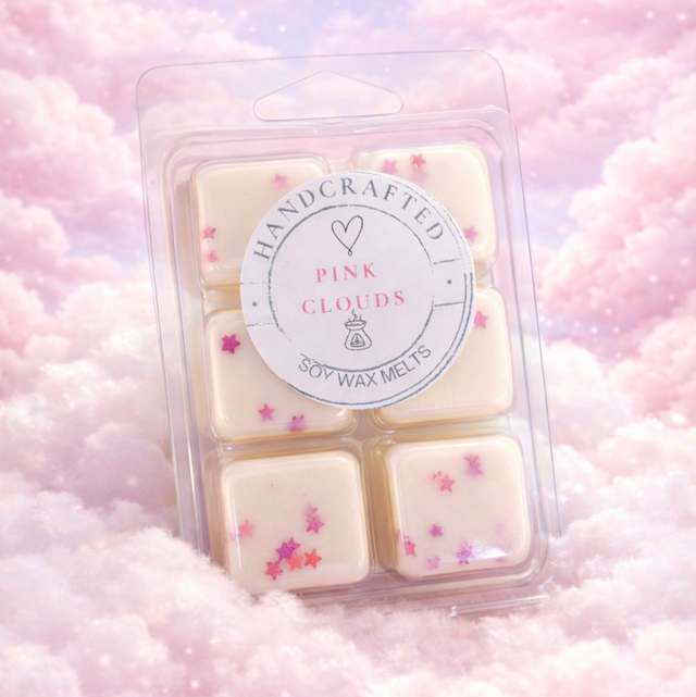 Pink clouds wax melts 