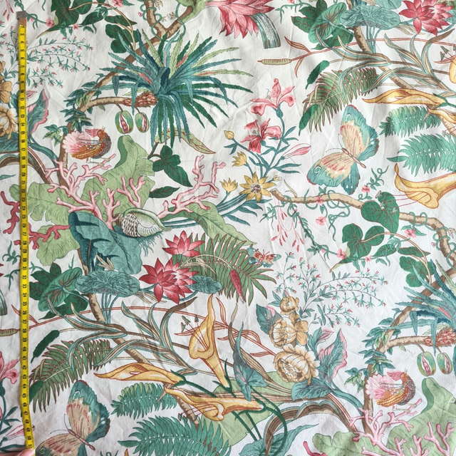 Tissu vintage papillon