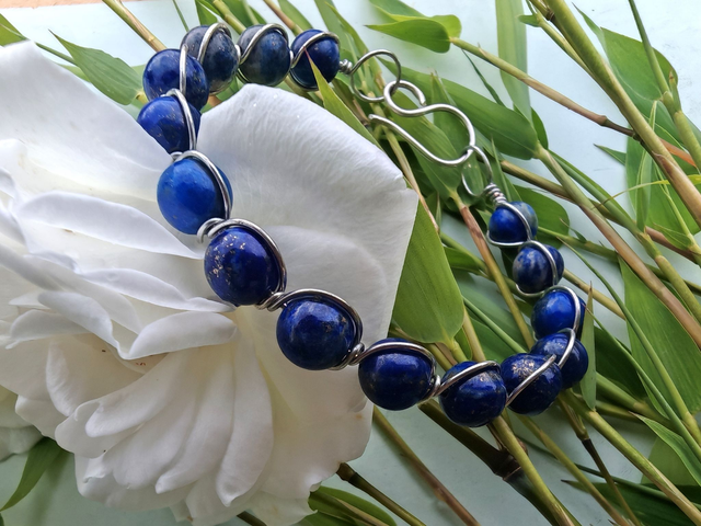 Bracelet antique Lapis lazuli