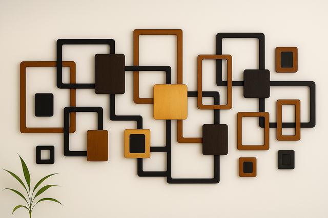 Sculpture murale géométrique SUR COMMANDE a partir de