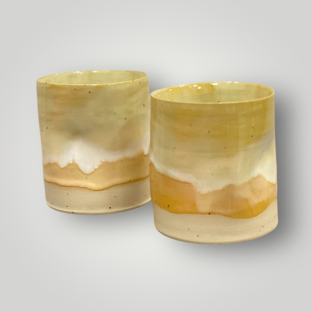 Klemmekrus - gul legende glasur