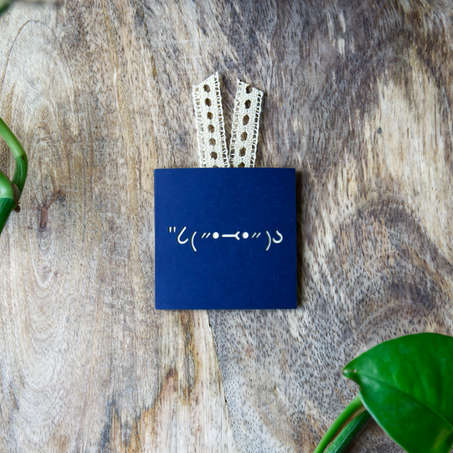 Mini-Carte Kaomoji "JPP" (5 x 5 cm)