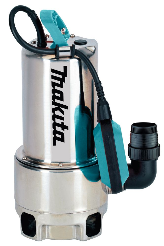 Bomba sumergible 1100W   MAKITA   ref. PF1110  Cuerpo INOX  -  Aguas Sucias