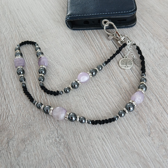 Telefoonkoord met Ametrien (5.020)