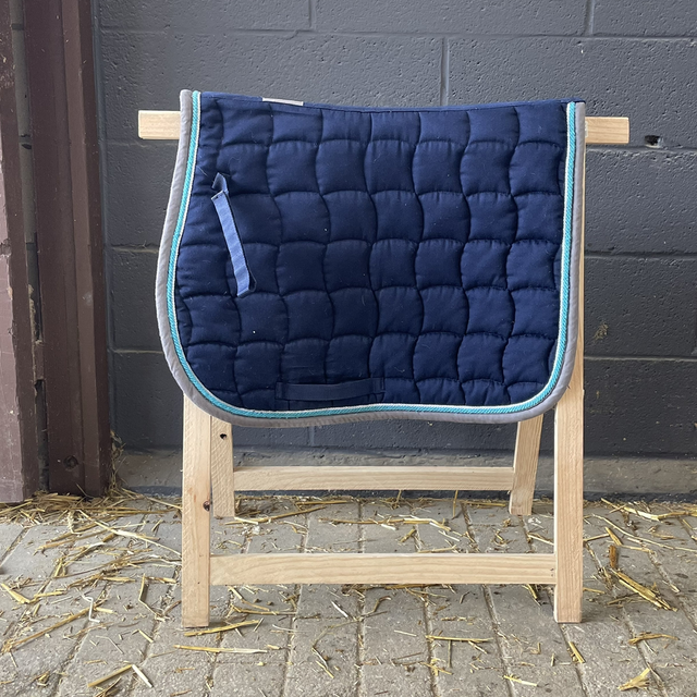 Tapis Esperado bleu liseré bleu ciel 