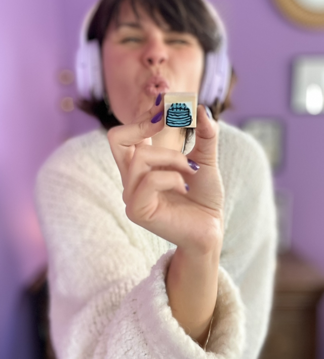 Tampon personnalisé gravé à la main rien que pour toi 