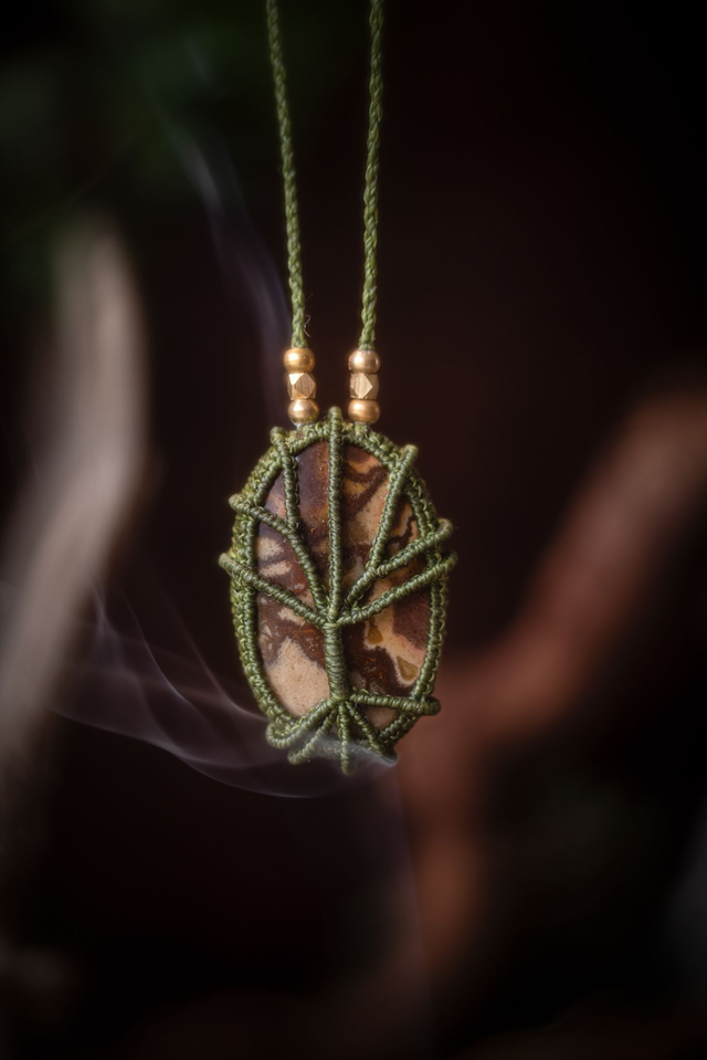 Elara - Collier Jaspe Outback