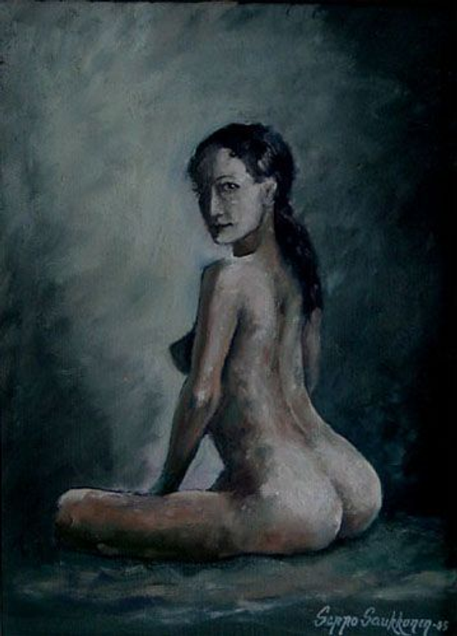 Tilapäisestä syystä huomattavasti syventynyt lannelordoosi (33x24 cm)