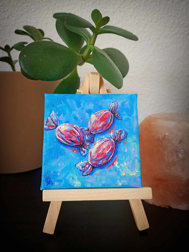 Mini-toile: Bonbons