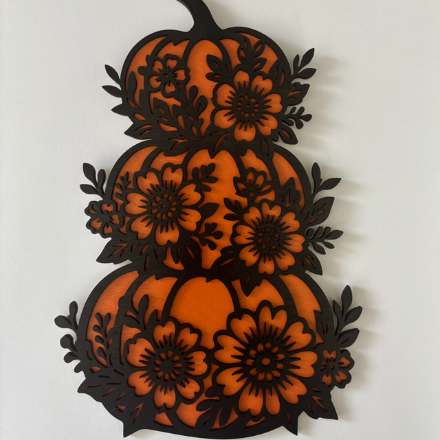 Pumpkin Flower Stack