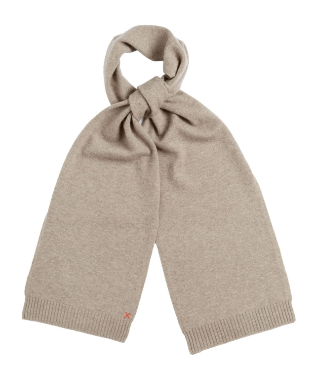 Oatmeal Wool/Cashmere Scarf