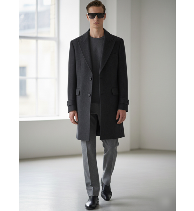 Cappotto Classico Nero