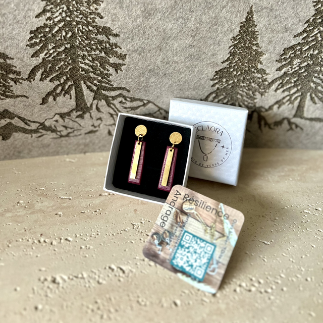 Boucles Amarante &amp; Lignes Solaires 