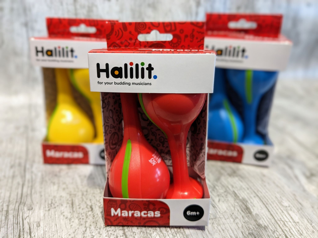Halilit Baby Maracas. For ages 6m+