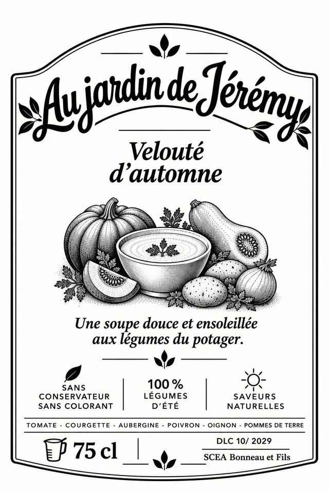 Velouté aux légumes d'automne